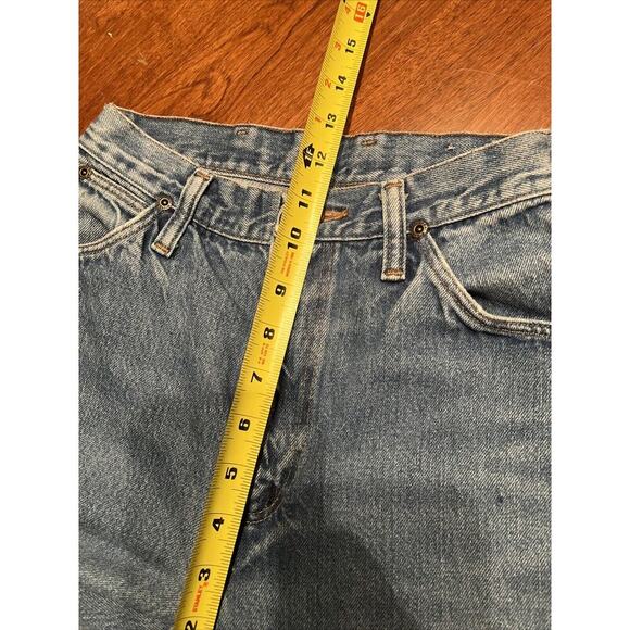 Vintage Wrangler Jeans Womens 9 Fits 22x26.5 Blue Cowgirl Cut Made in USA - Picture 4 of 7